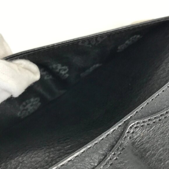 CHROME HEARTS Single Fold LNG SNGL FLD TIPS 2-fold Long Wallet Black/Silver - Picture 9 of 16